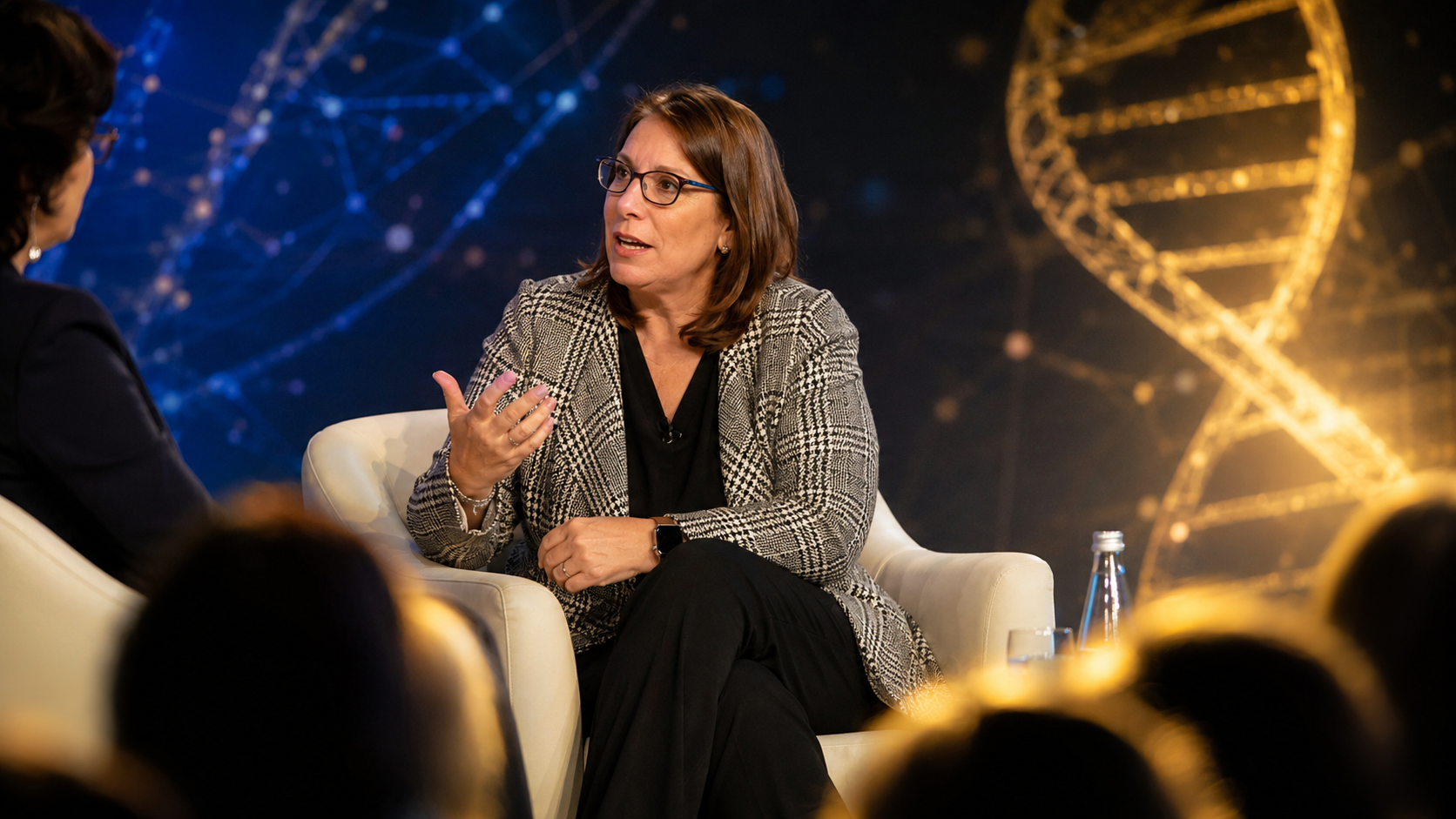 Global health and science leaders in a summit setting